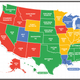 Map of most uniquely searched pies by state, provided by Google
